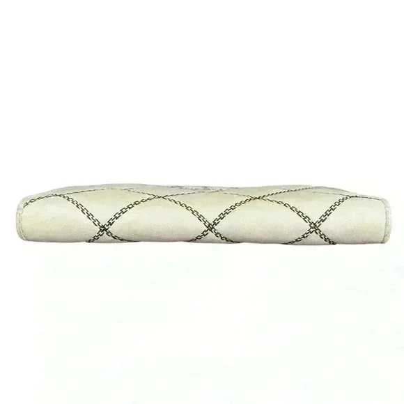 Kate Spade Emerson Place Nisha Cement/Black Zip Around Wallet - Picture 3 of 8